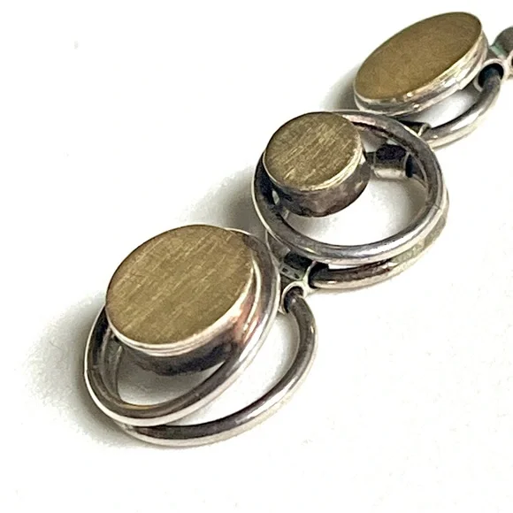 Elegant Gold and Silver Pendant Necklace by Elizabeth Garvin Designs - Picture 15 of 15